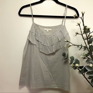 ELIOT | Anthropologie Silver tank top